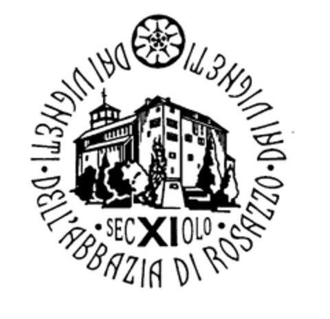 DAI VIGNETI DELL'ABBAZIA DI ROSAZZO SECOLO XI Logo (EUIPO, 12.02.1998)