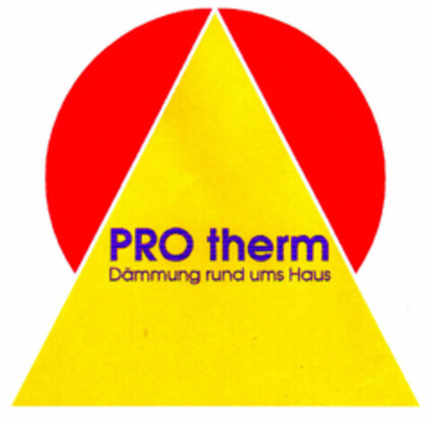 PRO therm Dämmung rund ums Haus Logo (EUIPO, 03.07.1998)