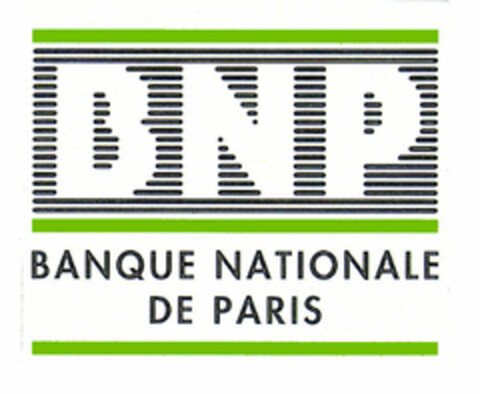 BNP BANQUE NATIONALE DE PARIS Logo (EUIPO, 07.07.1999)