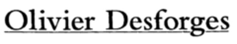 Olivier Desforges Logo (EUIPO, 04.09.2001)