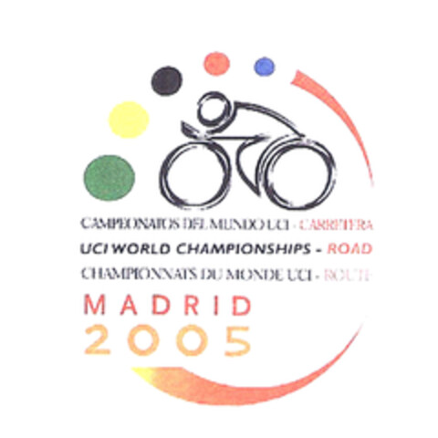 CAMPEONATOS DEL MUNDO UCI-CARRETERA UCI WORLD CHAMPIONSHIPS-ROAD CHAMPIONNATS DU MONDE UCI-ROUTE MADRID 2005 Logo (EUIPO, 18.08.2003)