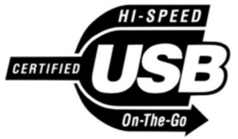 USB HI-SPEED CERTIFIED On-The-Go Logo (EUIPO, 11.12.2003)