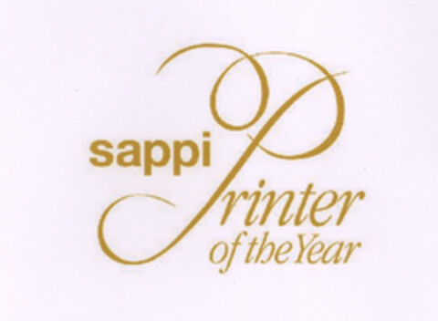 sappi Printer of the Year Logo (EUIPO, 12/17/2003)