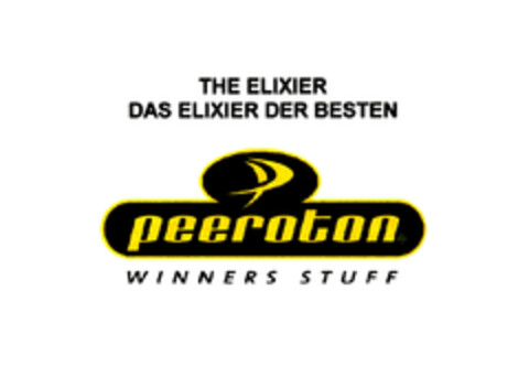 THE ELIXIER DAS ELIXIER DER BESTEN peeroton WINNERS STUFF Logo (EUIPO, 03/29/2007)