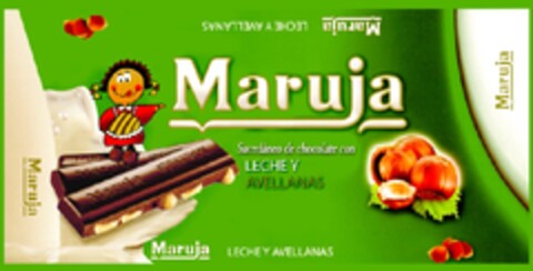 MARUJA sucedaneo de chocolate con leche y avellanas Logo (EUIPO, 14.10.2010)