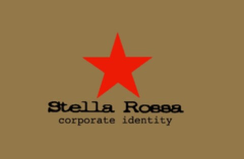 Stella Rossa
 corporate identity Logo (EUIPO, 08.11.2010)