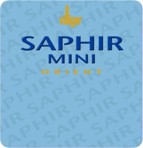 Villiger SAPHIR MINI ORIENT Logo (EUIPO, 05/24/2012)