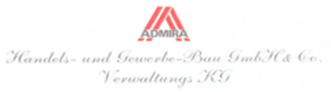 ADMIRA Handels- und Gewerbe-Bau GmbH & Co. Verwaltungs KG Logo (EUIPO, 29.01.2013)