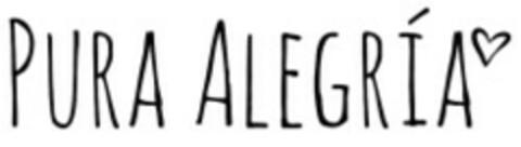 PURA ALEGRÍA Logo (EUIPO, 02.09.2014)