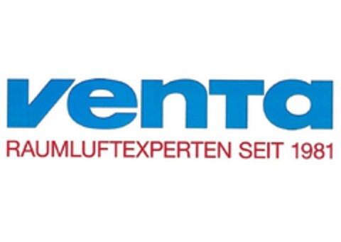 venta Raumluftexperten seit 1981 Logo (EUIPO, 12.07.2018)