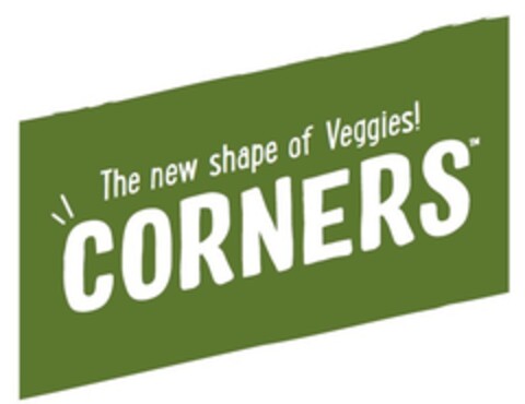 THE NEW SHAPE OF VEGGIES! CORNERS Logo (EUIPO, 16.07.2018)