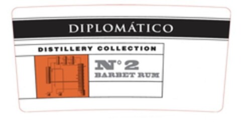 DIPLOMÁTICO DISTILLERY COLLECTION Nº 2 BARBET RUM Logo (EUIPO, 15.07.2019)