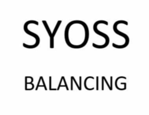 SYOSS BALANCING Logo (EUIPO, 09/05/2019)