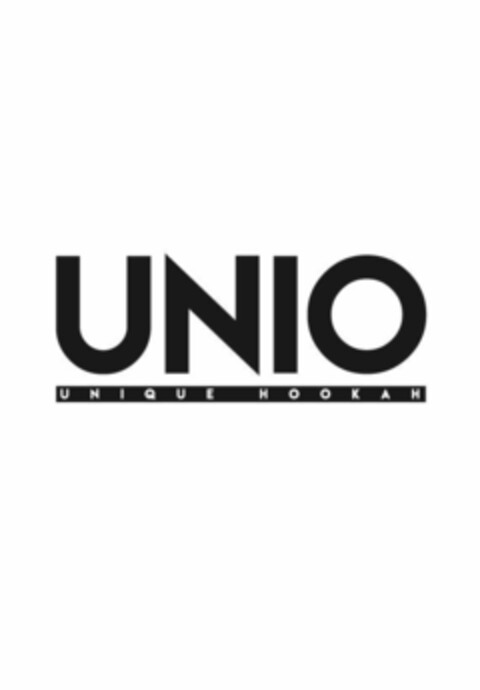 UNIO Unique Hookah Logo (EUIPO, 10/01/2019)