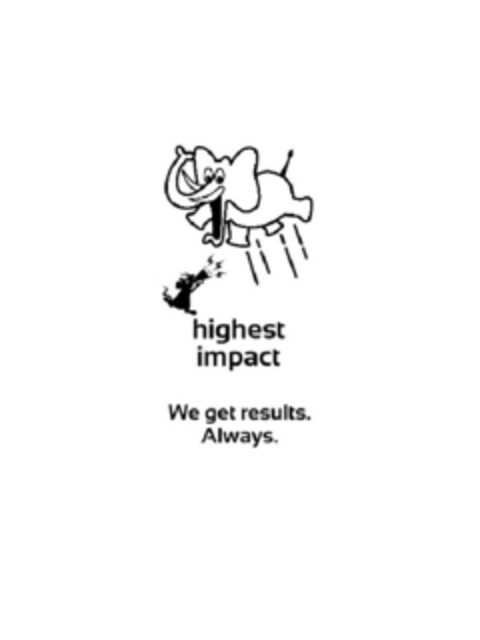 highest impact We get results. Always. Logo (EUIPO, 10/14/2019)