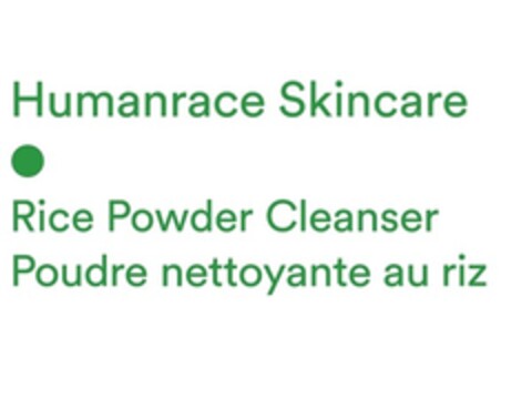 Humanrace Skincare Rice Powder Cleanser Poudre nettoyante au riz Logo (EUIPO, 01.09.2020)