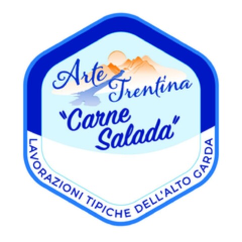 ARTE TRENTINA "CARNE SALADA" LAVORAZIONI TIPICHE DELL'ALTO GARDA Logo (EUIPO, 07.02.2022)