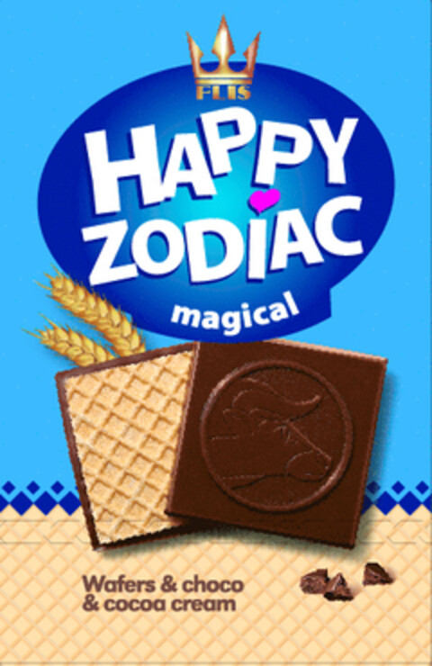 FLIS HAPPY ZODIAC magical Wafers & choco & cocoa cream Logo (EUIPO, 13.12.2022)