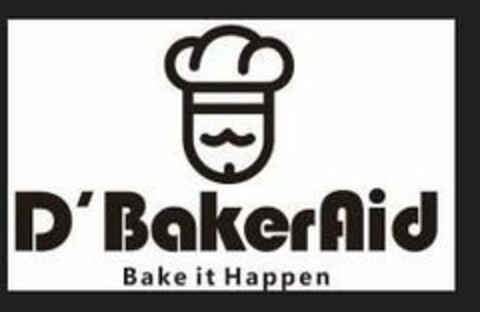 D'BakerAid Bake it Happen Logo (EUIPO, 09/28/2023)