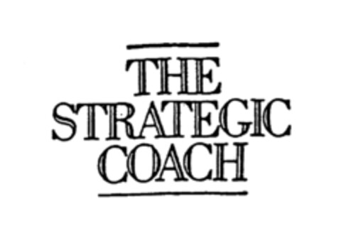 THE STRATEGIC COACH Logo (EUIPO, 01.04.1996)