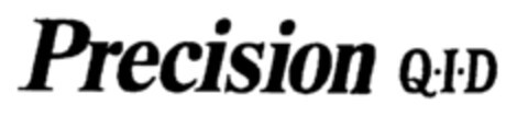 PRECISION Q.I.D Logo (EUIPO, 04/01/1996)