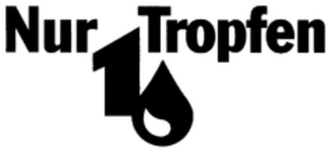 Nur 1 Tropfen Logo (EUIPO, 19.03.1998)