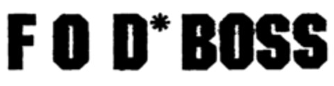 F O D* BOSS Logo (EUIPO, 22.11.1999)
