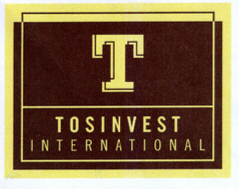 T TOSINVEST INTERNATIONAL Logo (EUIPO, 23.06.2000)
