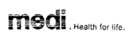 medi. Health for life. Logo (EUIPO, 30.06.2000)