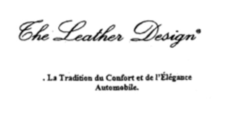 The Leather Design . La Tradition du Confort et de l'Élégance Automobile. Logo (EUIPO, 23.10.2000)