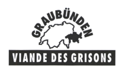GRAUBÜNDEN VIANDE DES GRISONS Logo (EUIPO, 06/16/2003)