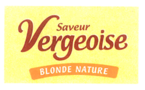 Saveur Vergeoise BLONDE NATURE Logo (EUIPO, 30.07.2003)