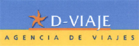 D-VIAJE AGENCIA DE VIAJES Logo (EUIPO, 01.12.2005)