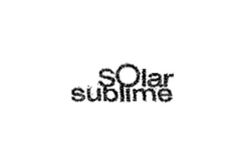 SOlar sublime Logo (EUIPO, 14.06.2006)