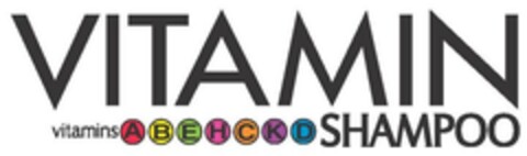 VITAMIN VITAMINS A B E H C K D SHAMPOO Logo (EUIPO, 10.12.2008)