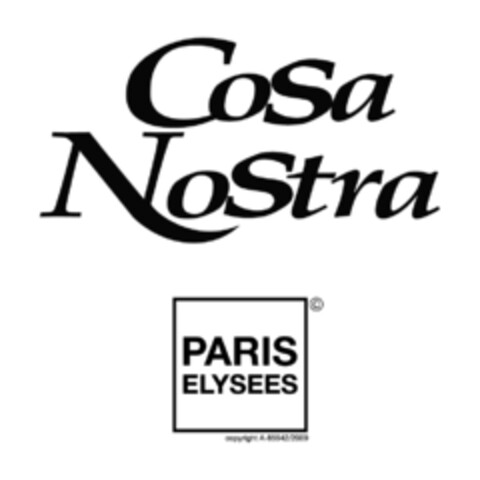 COSA NOSTRA PARIS ELYSEES Logo (EUIPO, 04/29/2011)