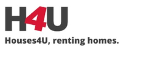 H4U HOUSES4U, RENTING HOMES Logo (EUIPO, 05.12.2012)