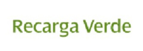 RECARGA VERDE Logo (EUIPO, 17.12.2012)