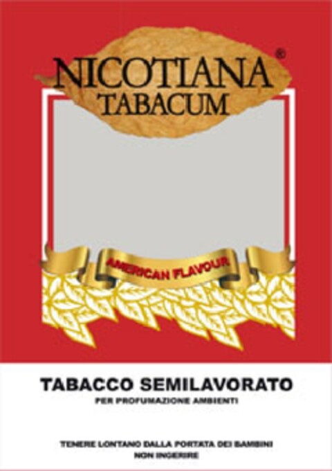 NICOTIANA TABACUM TABACCO SEMILAVORATO Logo (EUIPO, 24.04.2013)