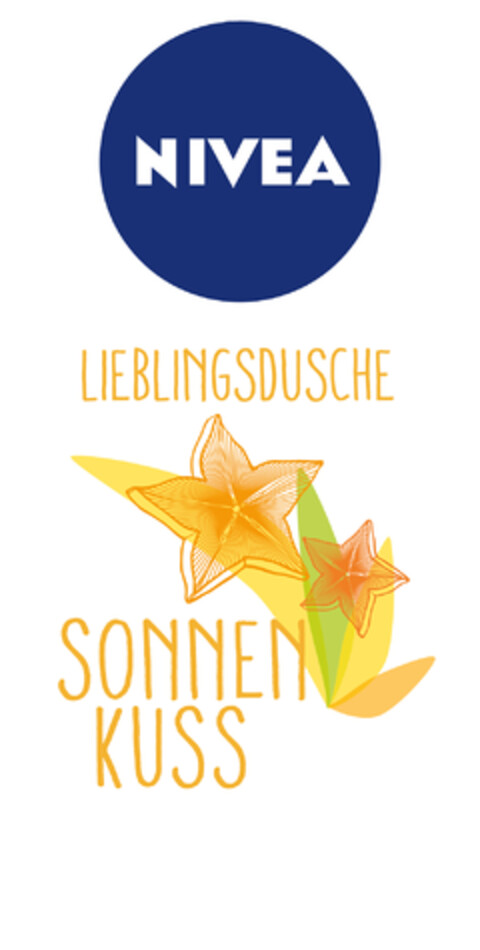 NIVEA LIEBLINGSDUSCHE SONNENKUSS Logo (EUIPO, 23.02.2017)