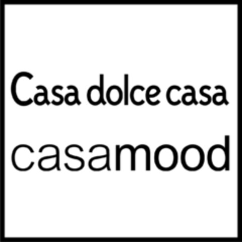 CASA DOLCE CASA CASAMOOD Logo (EUIPO, 01/22/2018)
