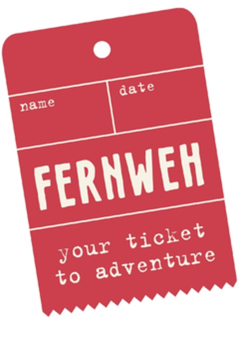 FERNWEH your ticket to adventure Logo (EUIPO, 20.07.2020)