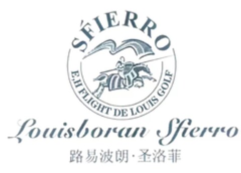 SFIERRO E,HFLIGHT DE LOUIS GOLF LOUISBORAN SFIERRO Logo (EUIPO, 15.04.2022)