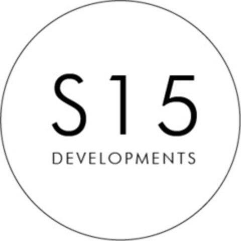 S15 Developments Logo (EUIPO, 11.11.2022)