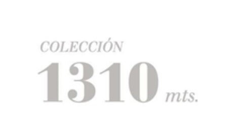 COLECCIÓN 1310 mts. Logo (EUIPO, 19.12.2022)