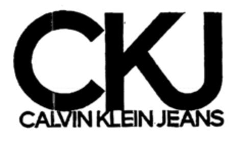 CKJ CALVIN KLEIN JEANS Logo (EUIPO, 27.01.1999)