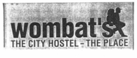wombat's THE CITY HOSTEL - THE PLACE Logo (EUIPO, 05/05/2000)