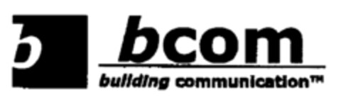 b bcom building communication Logo (EUIPO, 09/20/2000)