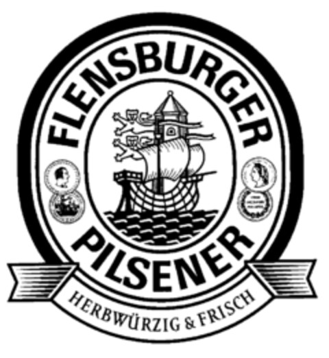 FLENSBURGER PILSENER HERBWÜRZIG & FRISCH Logo (EUIPO, 26.12.2000)