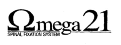 Omega 21 SPINAL FIXATION SYSTEM Logo (EUIPO, 08.05.2001)